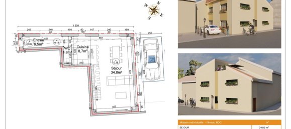 Grundstück in Puttelange-les-Thionville, France 84m², Nr. 53462 2