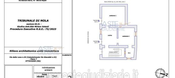 Квартира с 3 комнатами в Оттавьяно, Италия № 33990 8
