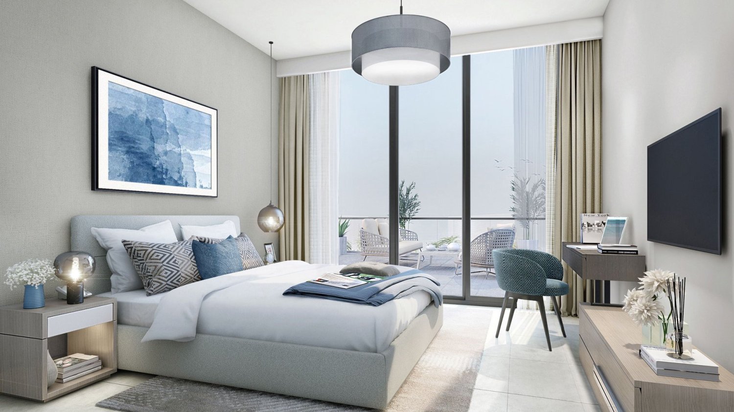 1 غرف نوم شقة في Marassi Park, الْمَنَامَة, Bahrain رقم 1445