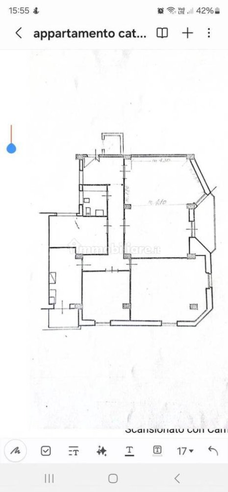 4 bedrooms Apartment in Catanzaro, Italy No. 222160