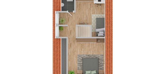 Casa de 2 dormitorios en Saarland, Germany No. 106396 6