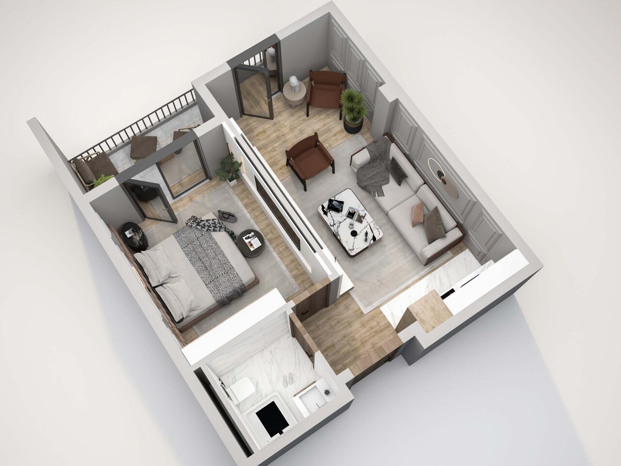 Студия в Тбилиси, Грузия № 1321