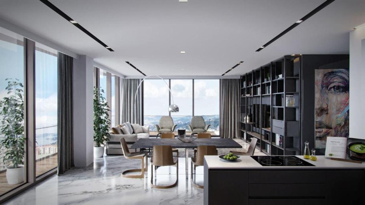 بانتهاوس 1+1 في AcarVerde Residence, Istanbul, Turkey رقم 37512