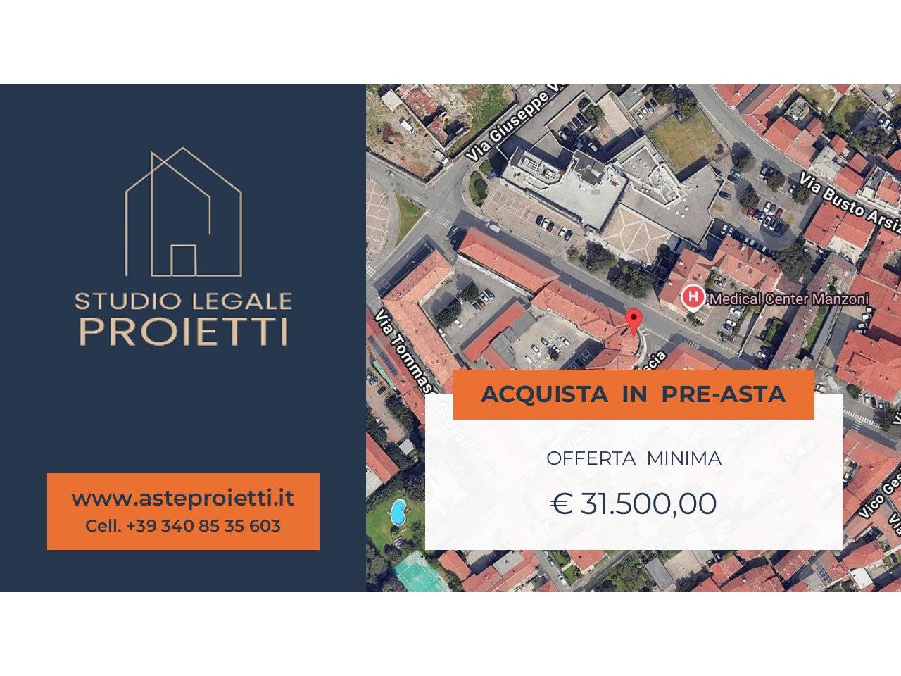 1 غرف نوم شقة في Busto Garolfo, Italy رقم 305069