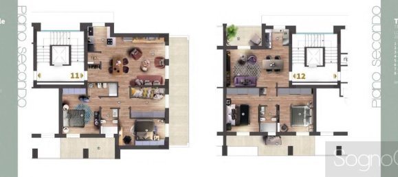 2-Zimmer Wohnung in Florence, Italy, Nr. 34701 7