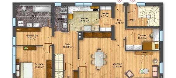 8 rooms Townhouse in Rotenburg, Germany No. 143623 7