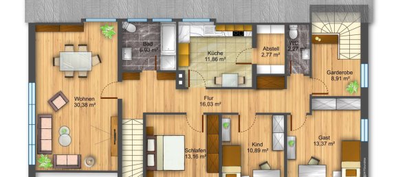 8 rooms Townhouse in Rotenburg, Germany No. 143623 8