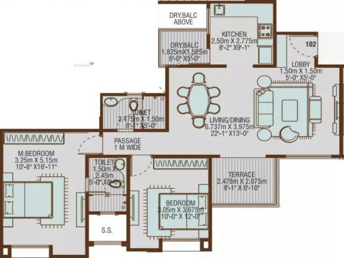 2 bedrooms House in Pune, India No. 17007