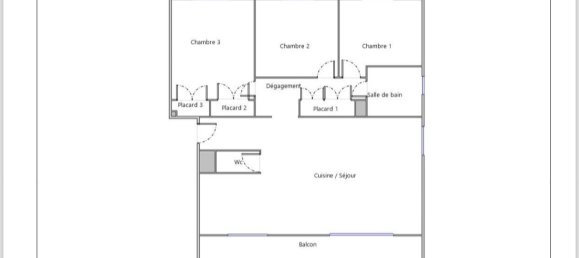 Apartamento de 3 dormitorios en Montreuil, France No. 171410 3