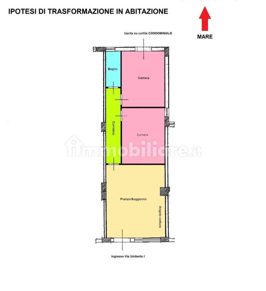 2 غرف نوم شقة في Spadafora, Italy رقم 275517