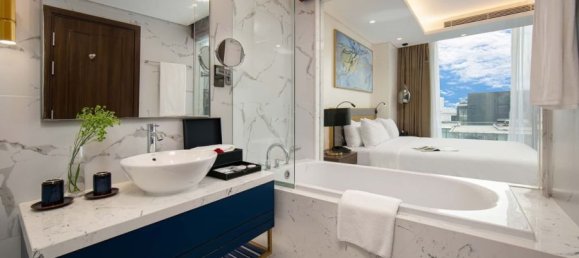 2 dormitorios apartamento en alquiler en Cau Giay, Ha Noi, Vietnam № 13564 9
