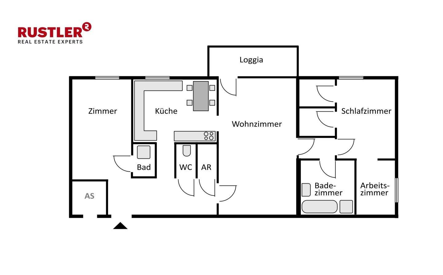 Apartamento de 4 divisões em Linz, Austria N.º 238998