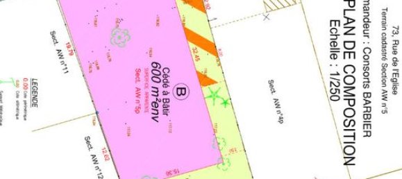 Grundstück in Gambais, France 600m², Nr. 109974 3