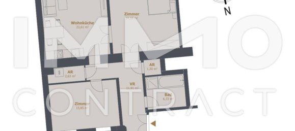 2 Schlafzimmer Wohnung in Währing, Austria, Nr. 138381 2