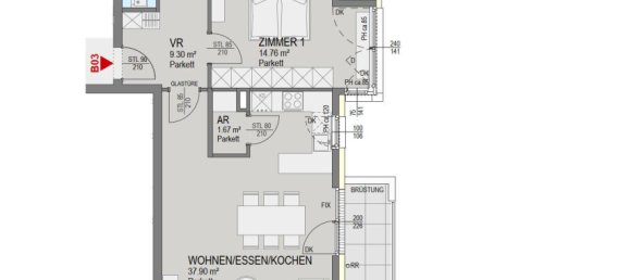 Apartamento de 2 dormitorios en Graz, Austria No. 257932 4
