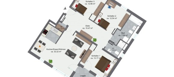 3 bedrooms Apartment in Ebersberg, Germany No. 172161 19