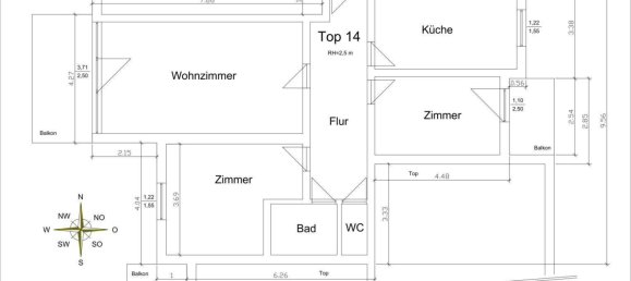 3 rooms Apartment in Bregenz, Austria No. 194266 18