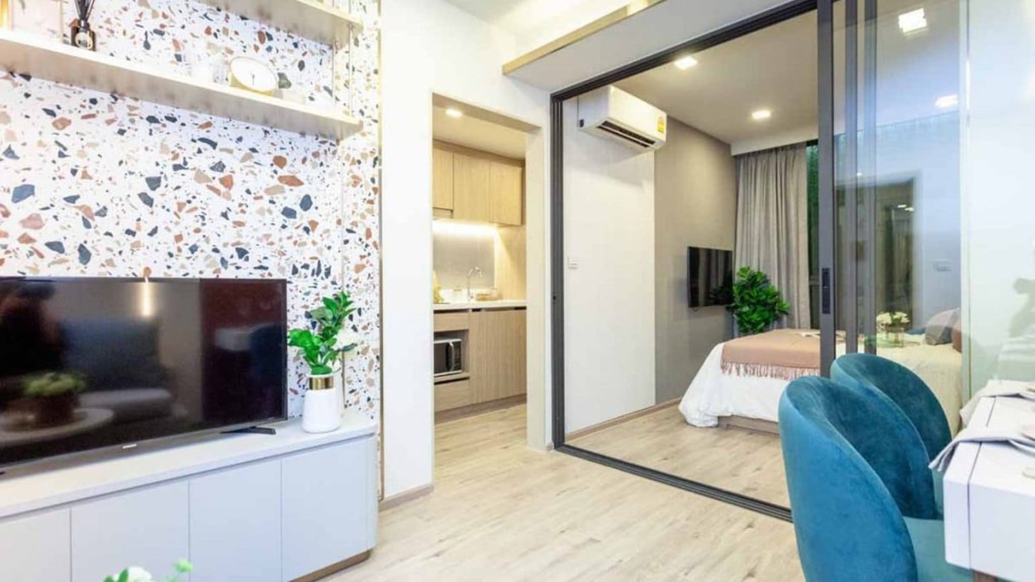 Apartamento com 2 quartos em condomínio em Bangkok, Thailand N.º 28553