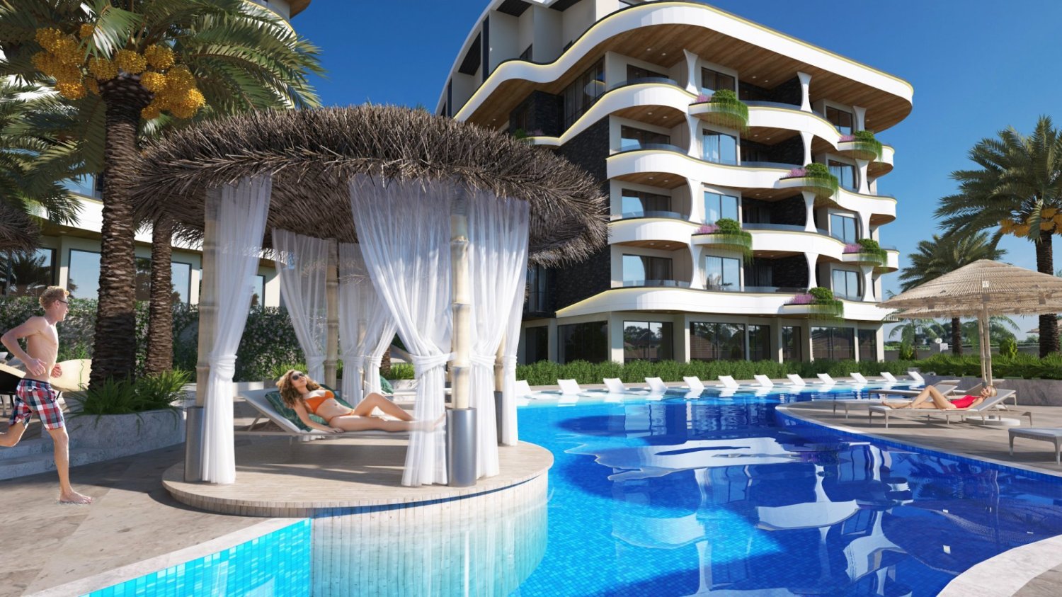 Apartment 1+1 in Alanya, Turkey No. 17687