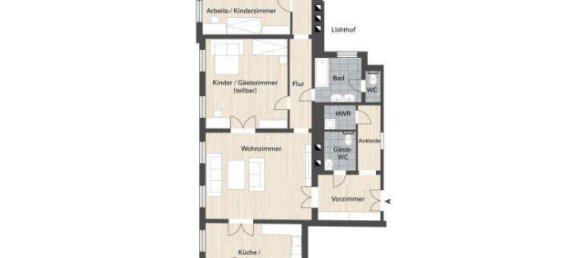 5غرفة شقة في Alsergrund, Austria رقم 164443 12