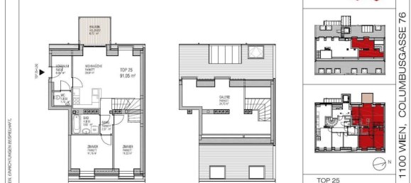 Duplex de 3 divisões em Favoriten, Austria N.º 110256 27