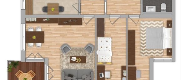 Квартира с 2 спальнями в Аугсбург, Германия № 351076 6