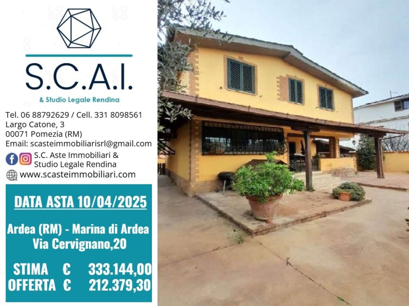 5-salle Villa à Ardea, Italy No. 14541