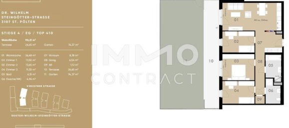 3 bedrooms Apartment in St. Polten, Austria No. 582 13