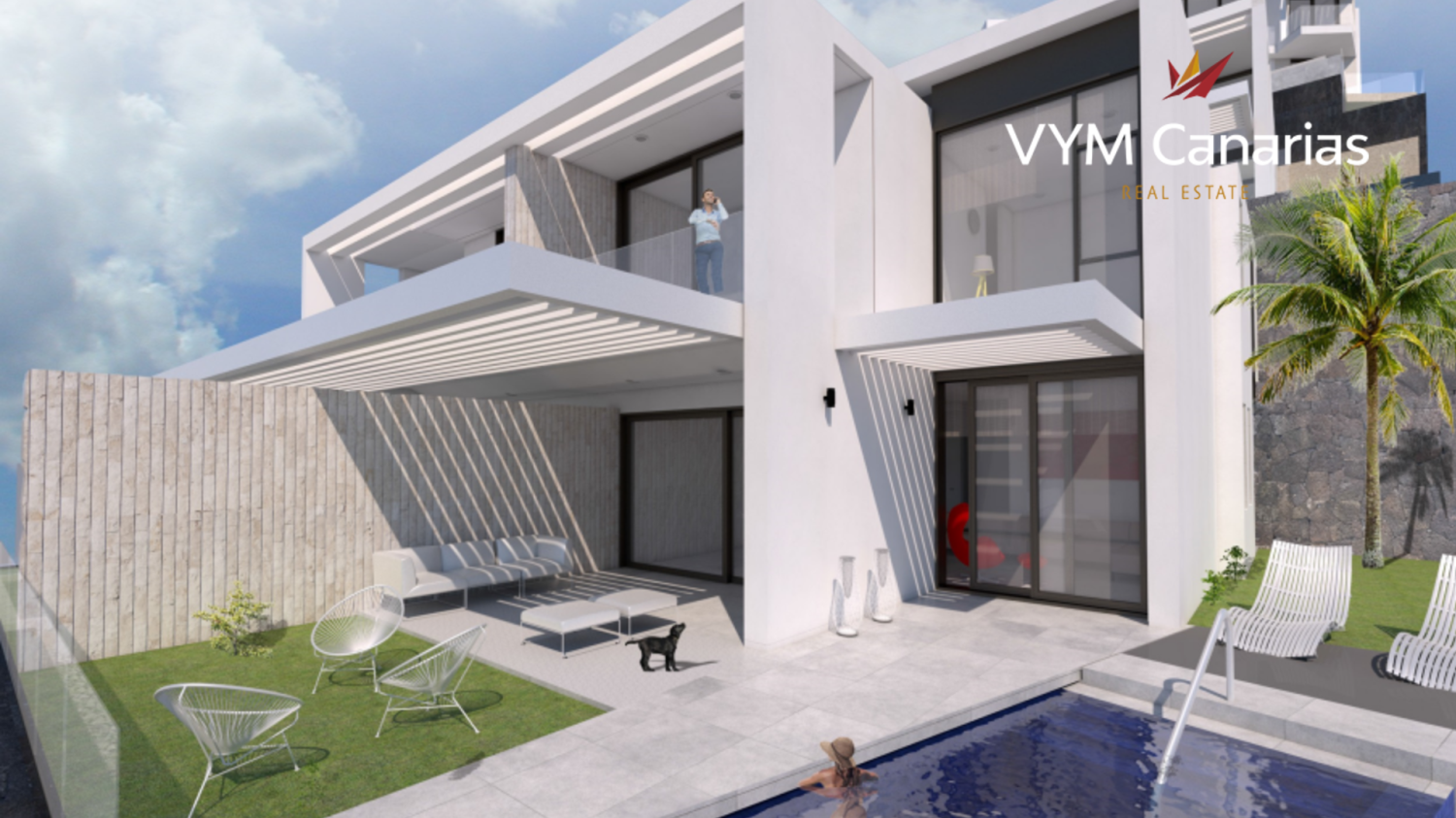 4 غرف نوم فيلا في San Eugenio, Spain رقم 3167