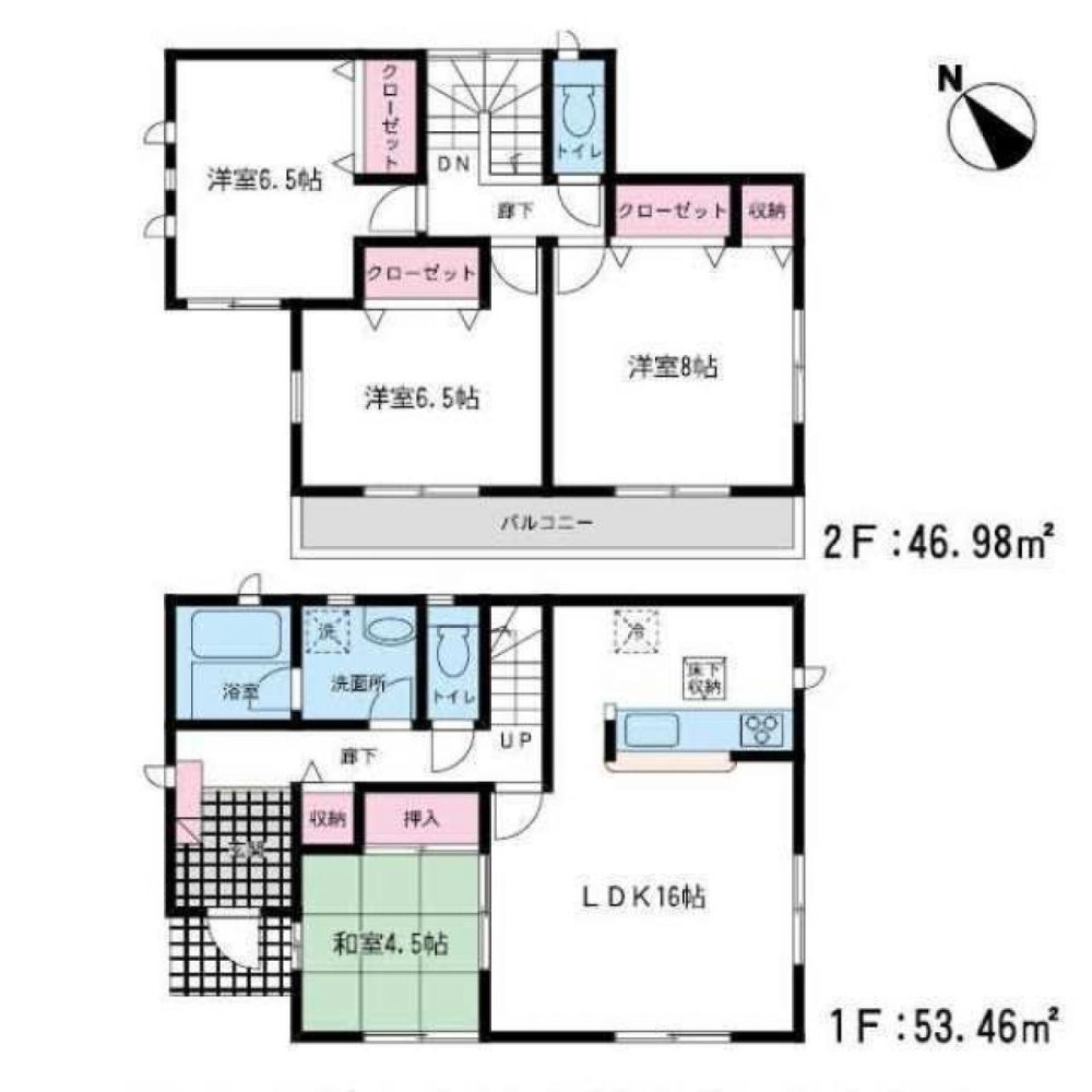 Дом с 4 спальнями в Фукуока, Япония № 1383
