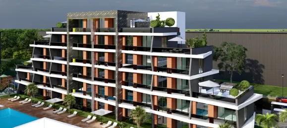 Квартира 1+1 в Аксу, Турция № 32964 3