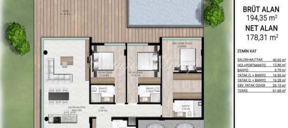 Villa 3+1 in Bodrum, Turkey No. 28905 17