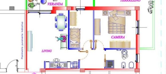 3-Zimmer Wohnung in Alghero, Italy, Nr. 126395 2