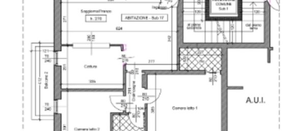 Квартира с 4 комнатами в Понте Сан Пьетро, Италия № 62583 19