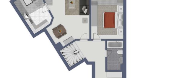 Дуплекс с 2 спальнями в Баден-Вюртемберг, Германия № 36235 10