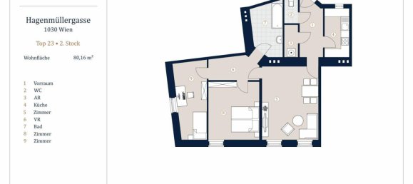 3-salle Appartement à Vienna, Austria No. 148180 6