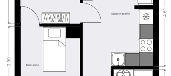 Apartamento T2 em L'Hospitalet de Llobregat, Spain N.º 23771 17