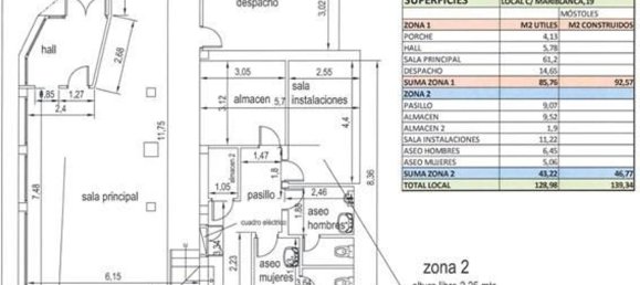 139m² Commercial property in Mostoles, Spain No. 121913 3