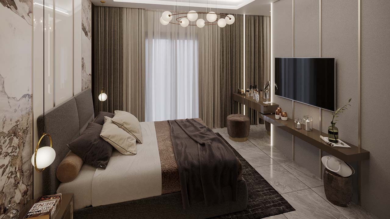 شقة 2+1 في Veluxe Panorama, Alanya, Turkey رقم 39150