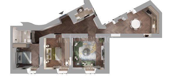 4 rooms Apartment in Rome, Italy No. 158903 11