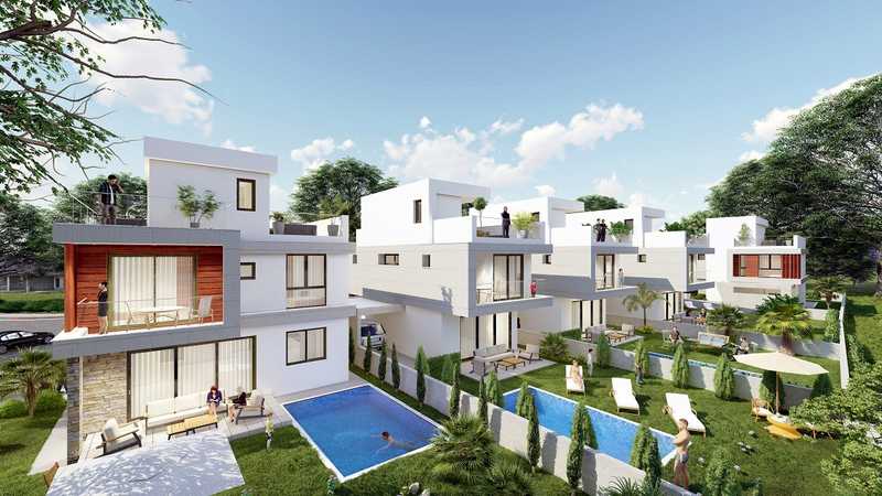 Дом с 4 спальнями в Агиос Тихонас, Кипр № 7503