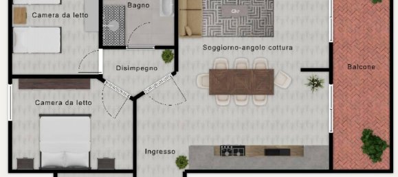 3 rooms Apartment in Verderio, Italy No. 109485 20