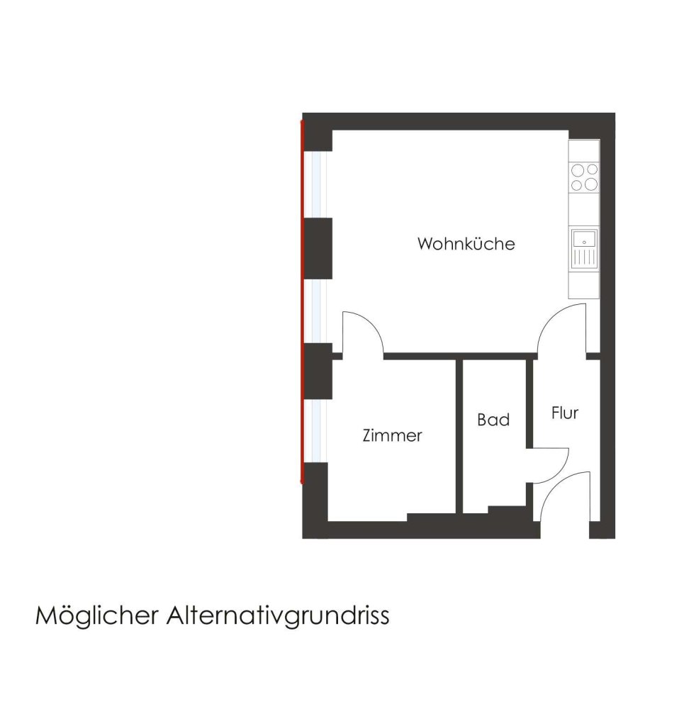 1 Schlafzimmer Wohnung in Schöneberg, Germany, Nr. 276593