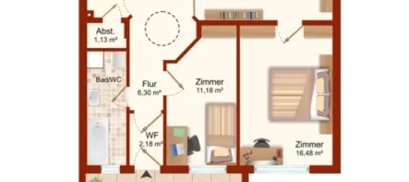 2 bedrooms Penthouse in Britz, Germany No. 94340 4