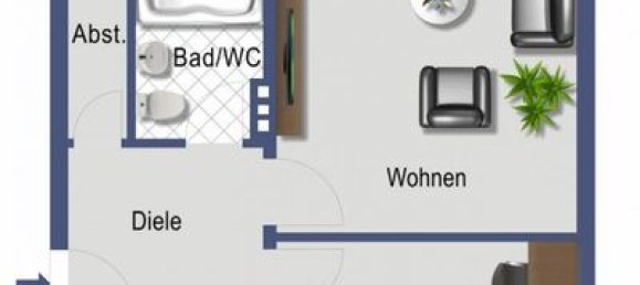 Apartamento de 2 habitaciónes en Dusseldorf, Germany No. 6335 2