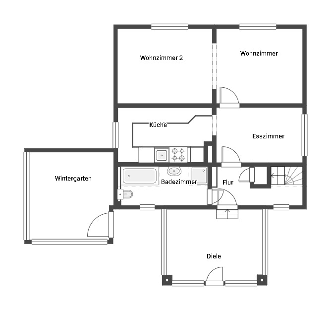 1 bedroom House in Berlin, Germany No. 12643
