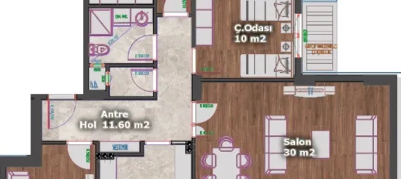 Apartment 3+1 in Kepez, Turkey No. 33480 11