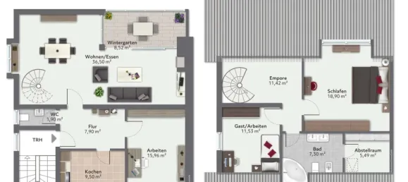 3 غرف نوم منزل ذو طابقين في Munich, Germany رقم 249684 13