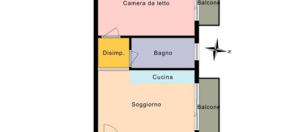 2 rooms Apartment in Milan, Italy No. 314162 25