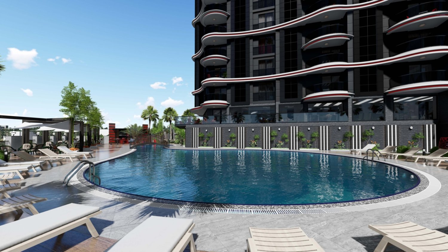 Apartamento de 1+1 en Alanya, Turkey No. 41788